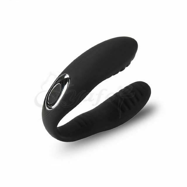 Couples Vibrator G Spot Clitoris Sex Toy - Black