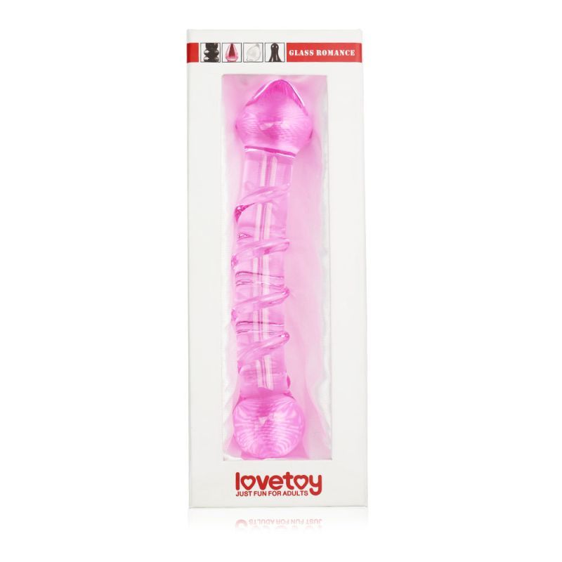 Glass Romance Dildo - Pink