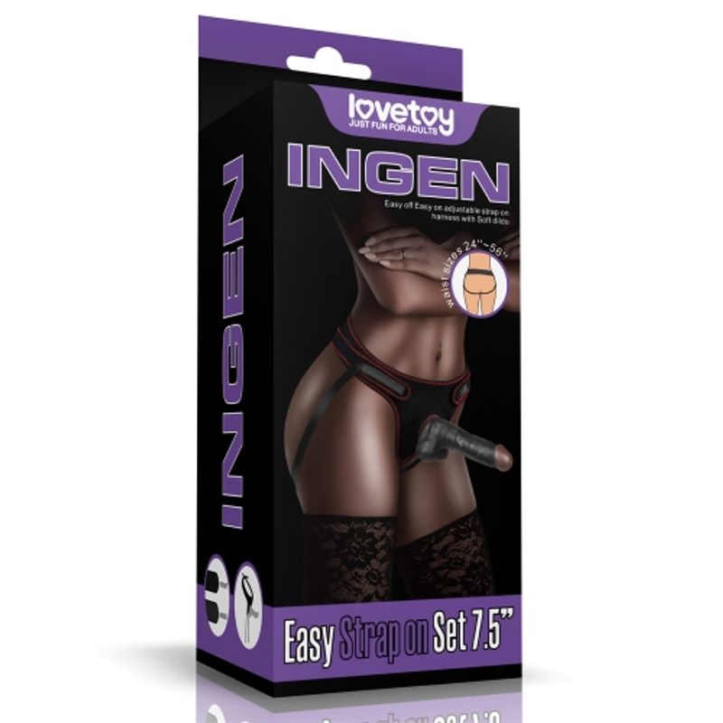 Strap on Set 7.5In - Black