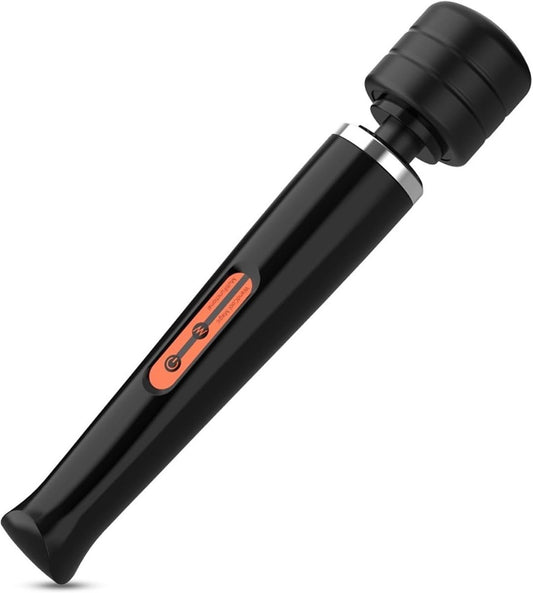 Vibrator - Dildo - Electric Plug-In Massager (Black)