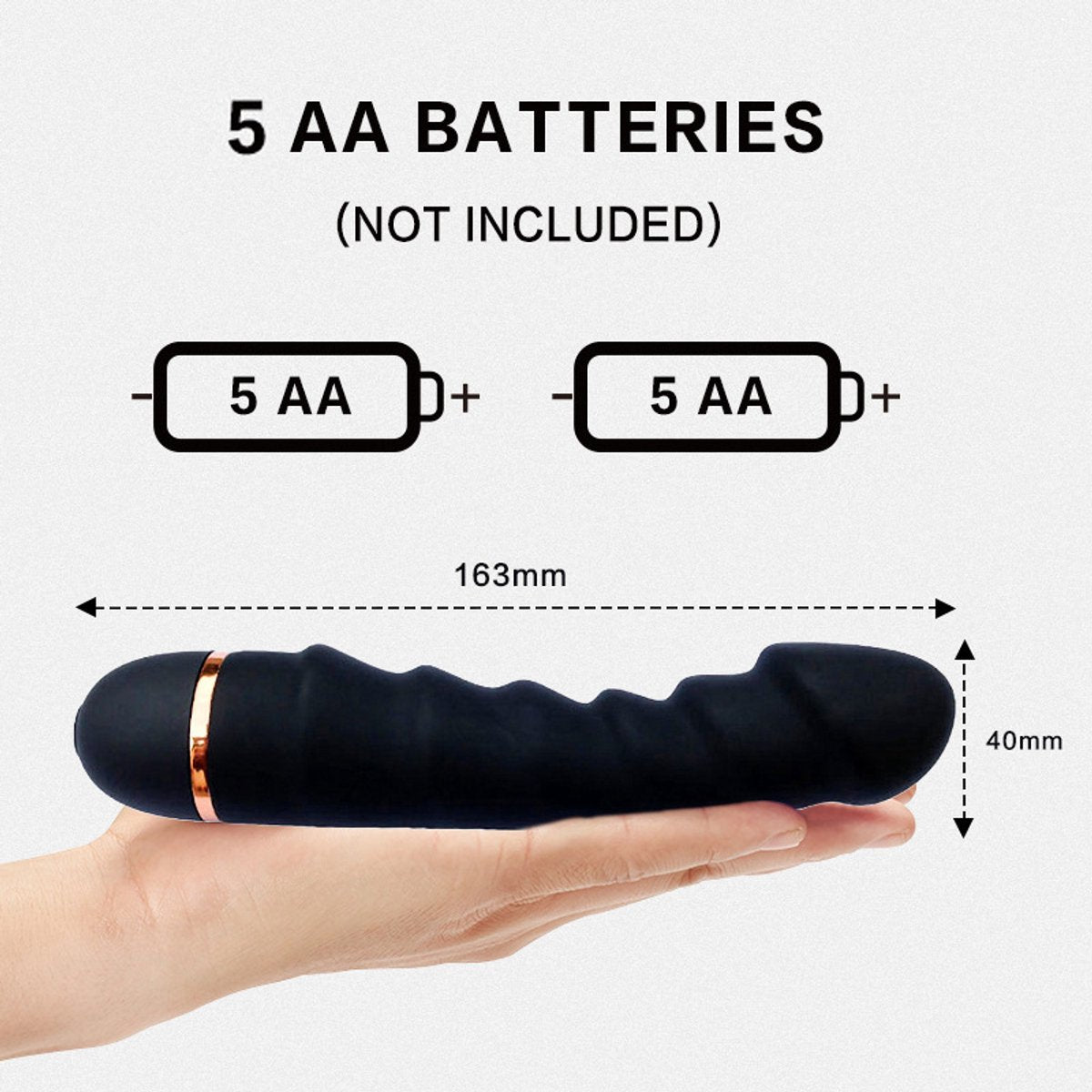 Vibrator - Dildo Black