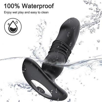Retractable anal plug - Vibrating - Wearable - Unisex vibrator