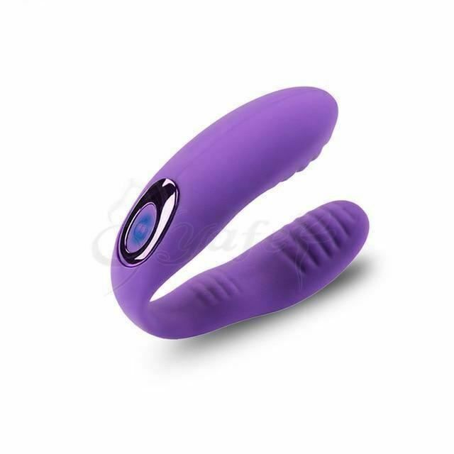 Couples Vibrator G-Spot Clitoris Sex Toy - Purple