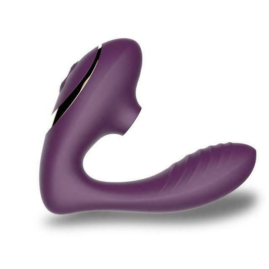 Clitoral Sucking Vibrator Rechargeable G-Spot Stimulation - Purple