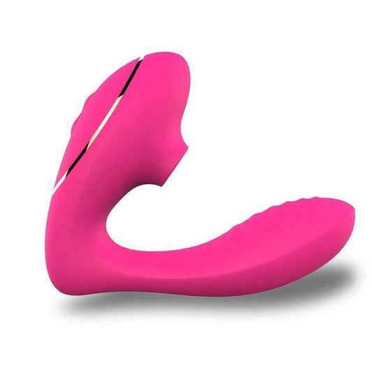 Clitoral Sucking Vibrator Rechargeable G-Spot Stimulation - Pink