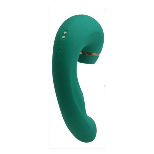 G-spot Clitoral Massage Sucking Vibrator - Green
