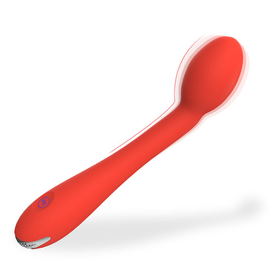 G-Spot Vibrator with 12 Vibration Modes - Unisex Pleasure Toy - Red